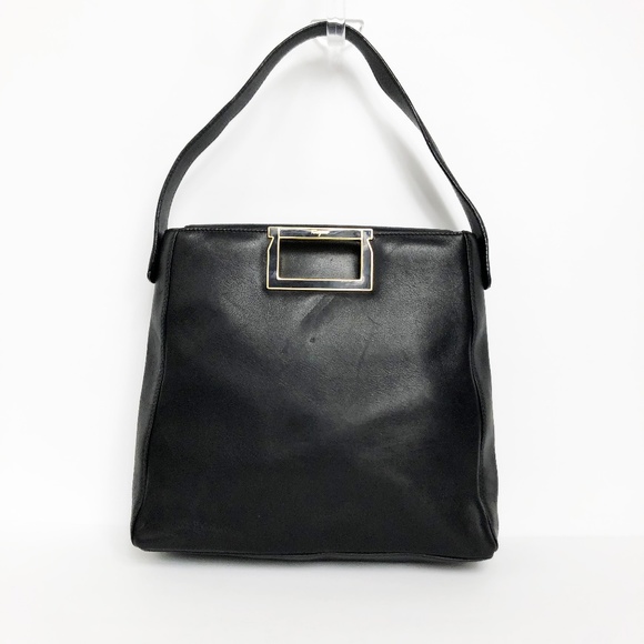 Salvatore Ferragamo Handbags - Salvatore Ferragamo Black Leather Purse Handbag